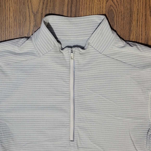 Lululemon Women's M Quarter-Zip Turtle Neck Long Sleeve Mesh Top B58 - Picture 5 of 8
